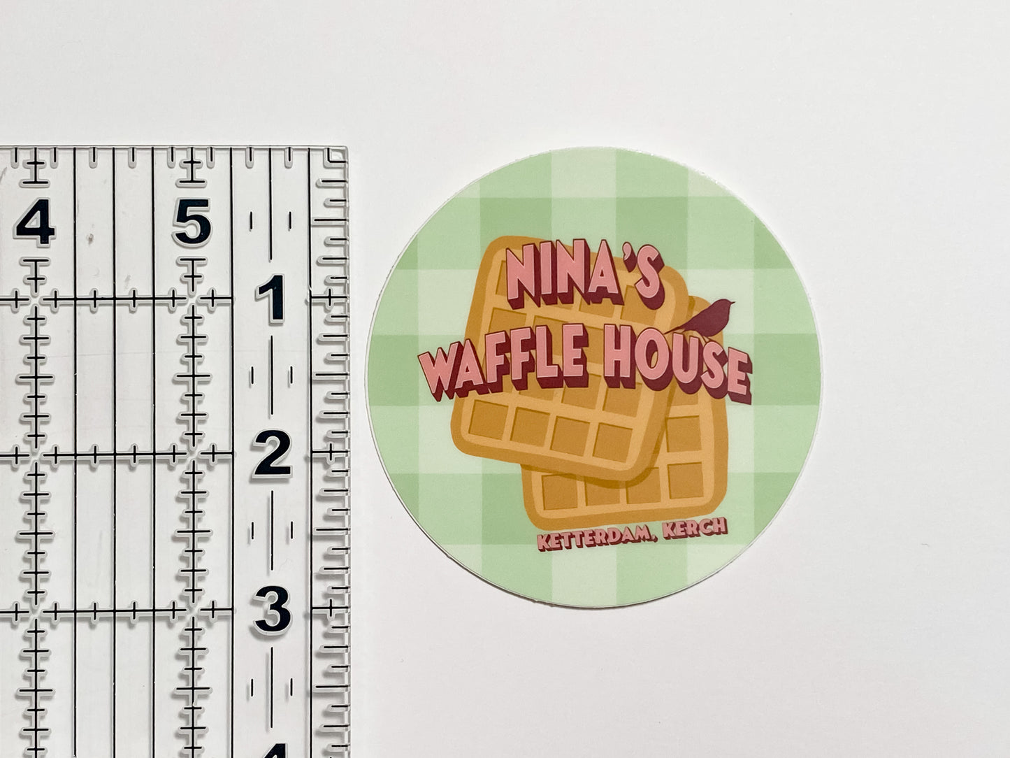 Nina's Waffles Sticker